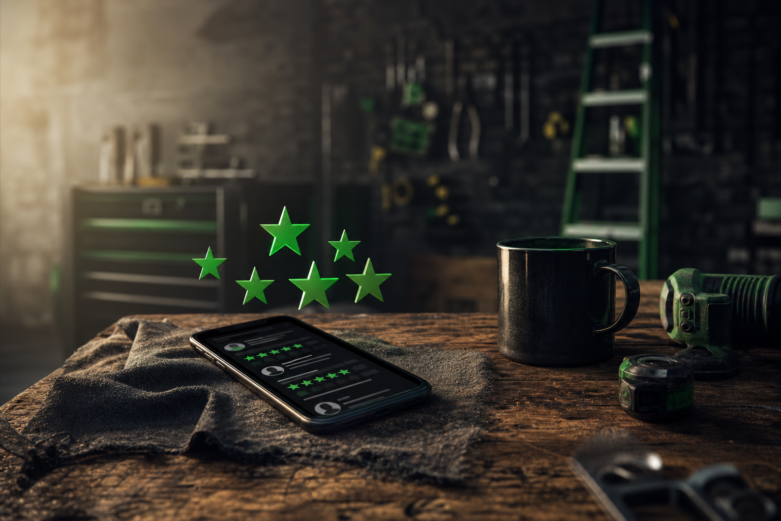 Manage Google Business Reviews for Tradies